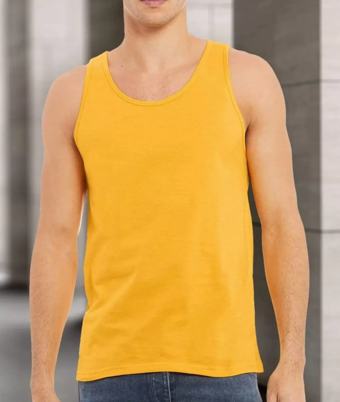 Nayked Apparel Shirts>Men'S Soft 100% Cotton Lightweight Tank Top
