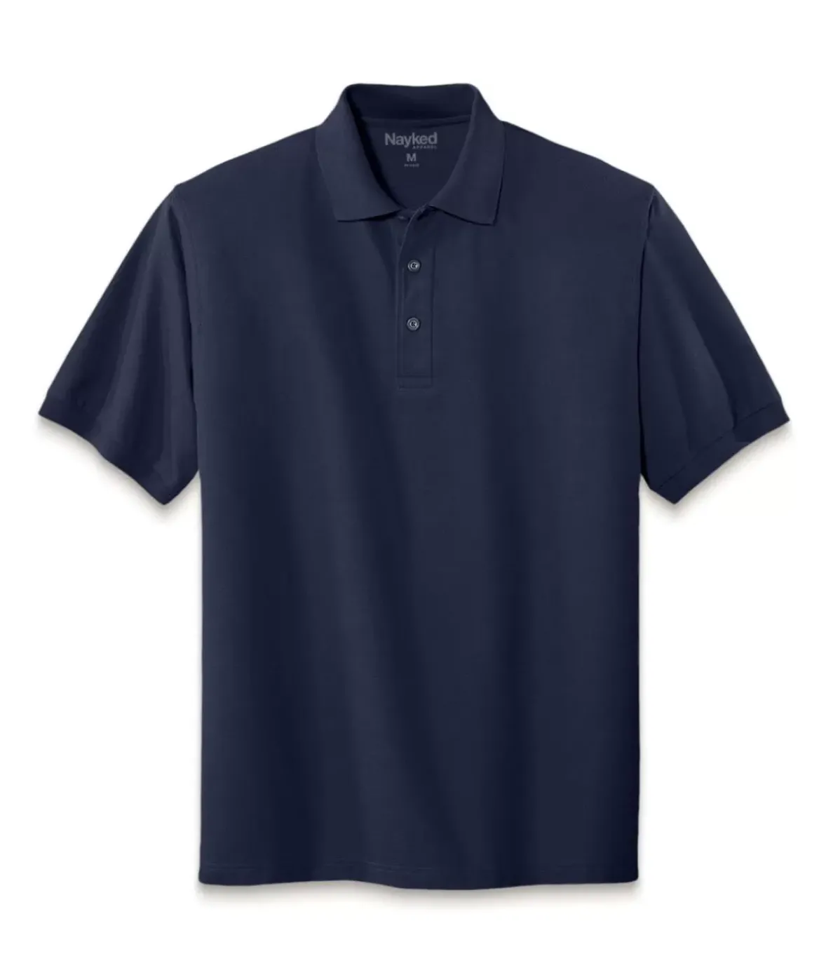 Nayked Apparel Polos>Men'S Soft Big Pique Polo Shirt