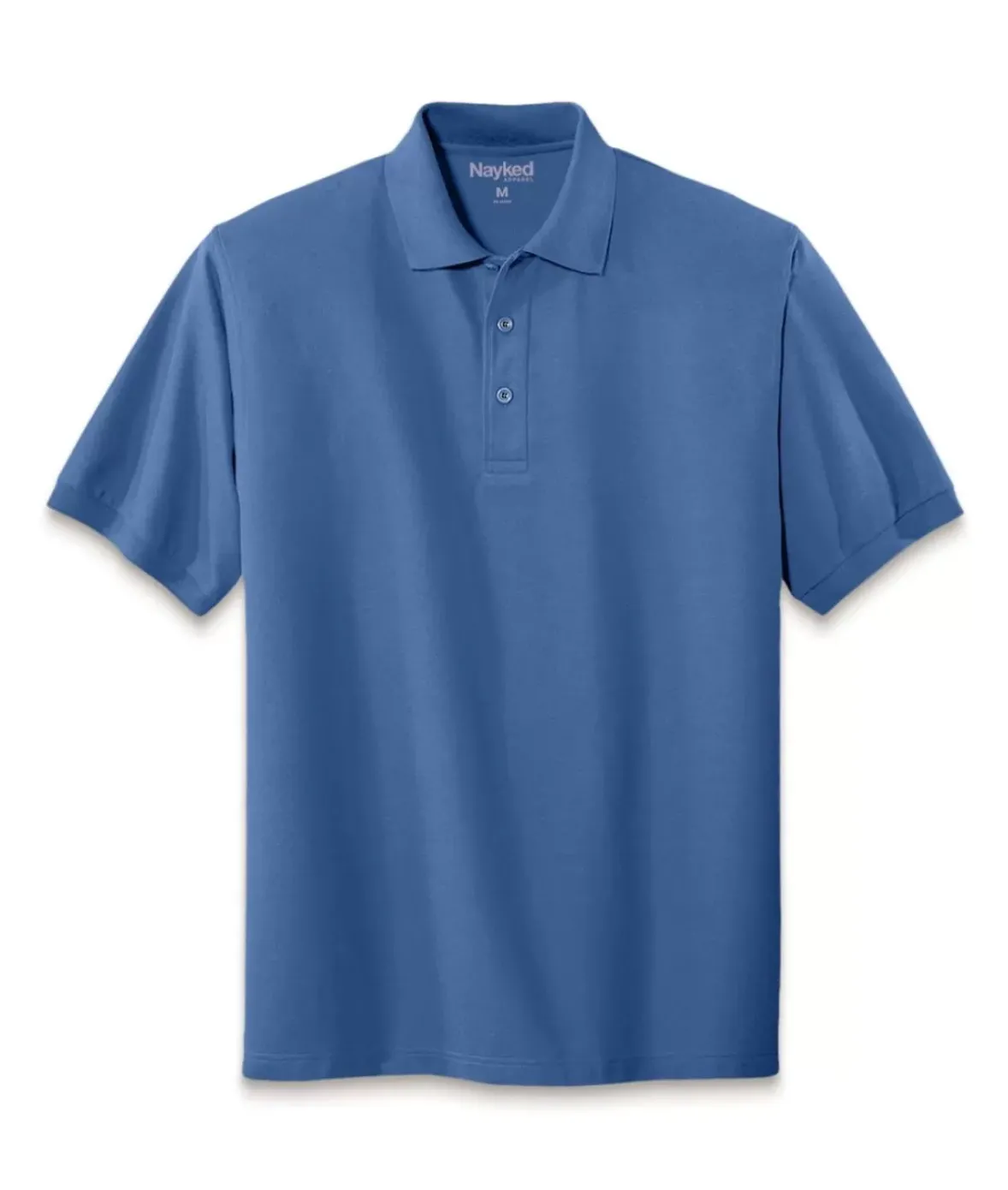Nayked Apparel Shirts>Men'S Soft Big Pique Polo Shirt