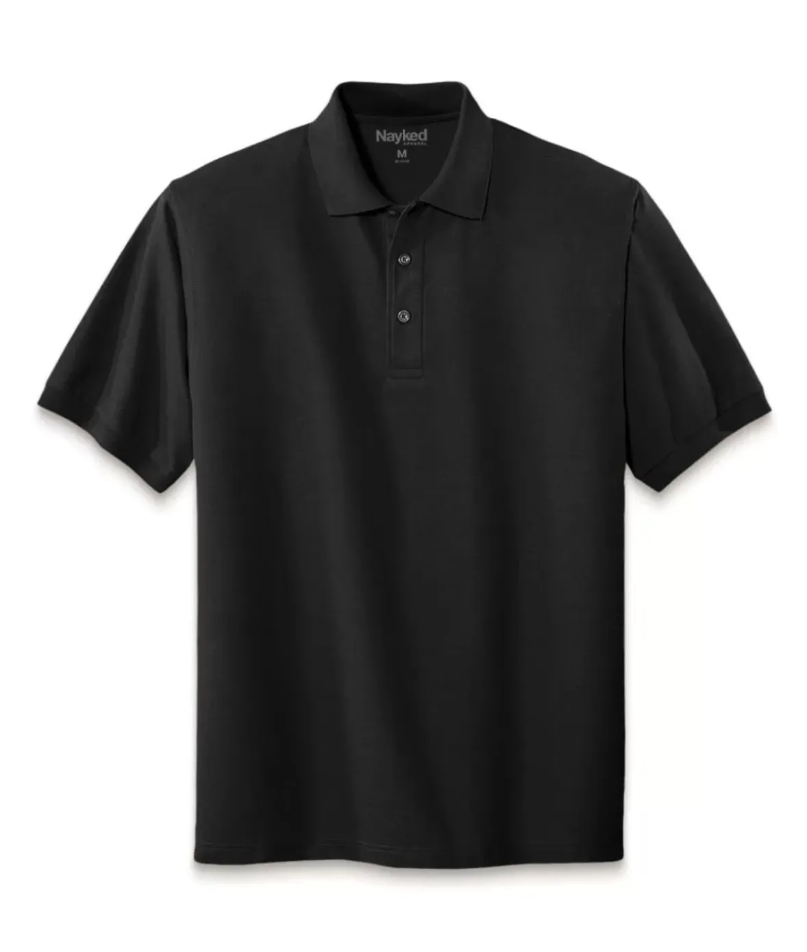 Nayked Apparel Shirts>Men'S Soft Big Pique Polo Shirt