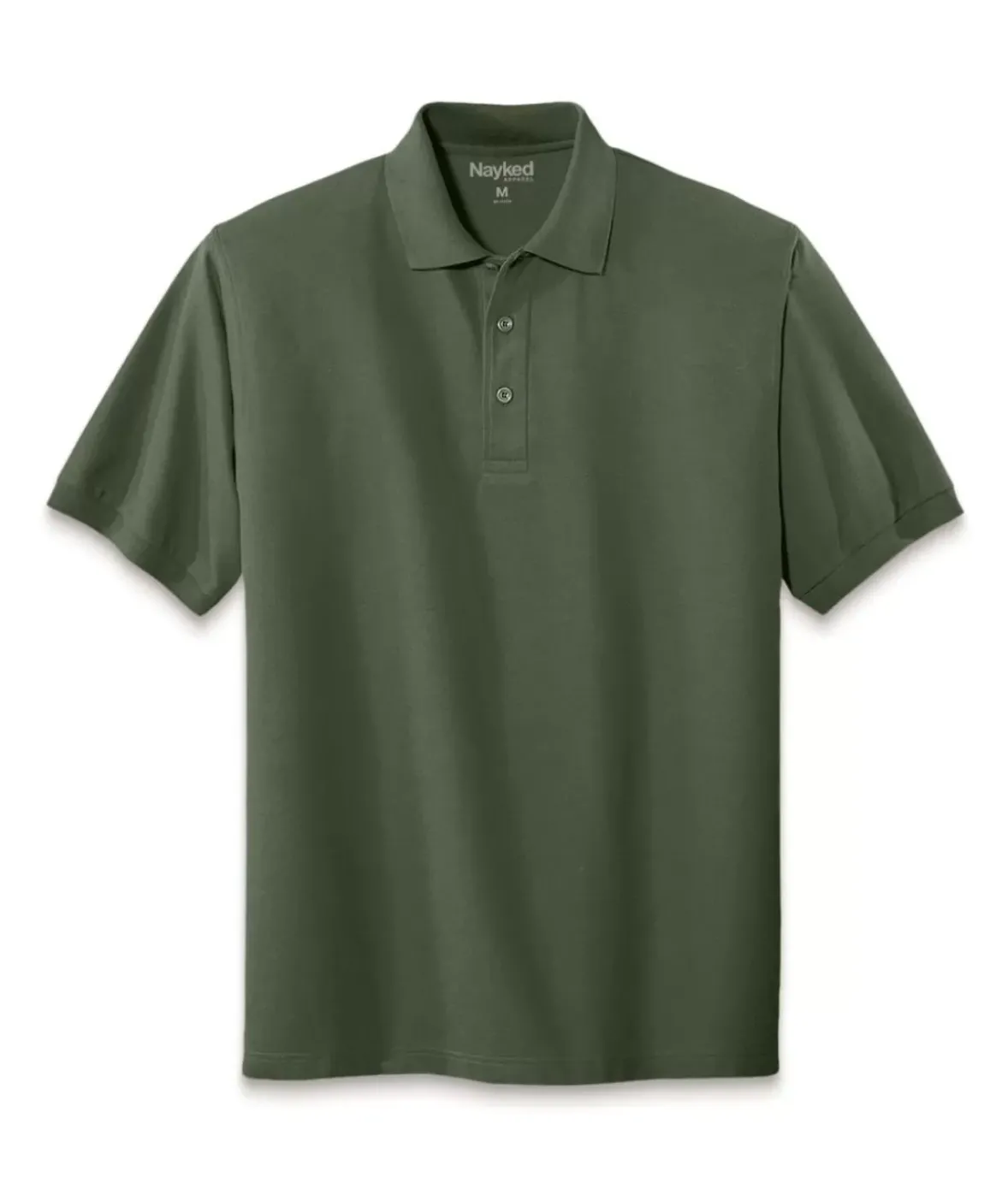 Nayked Apparel Shirts>Men'S Soft Big Pique Polo Shirt