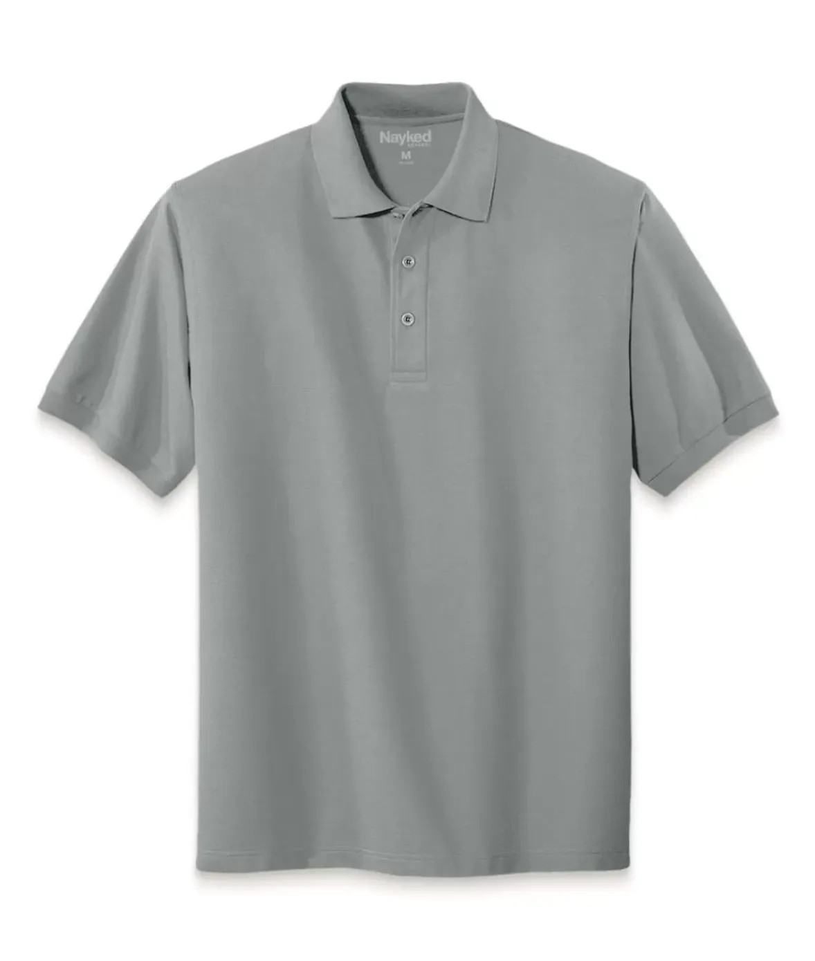Nayked Apparel Shirts>Men'S Soft Big Pique Polo Shirt