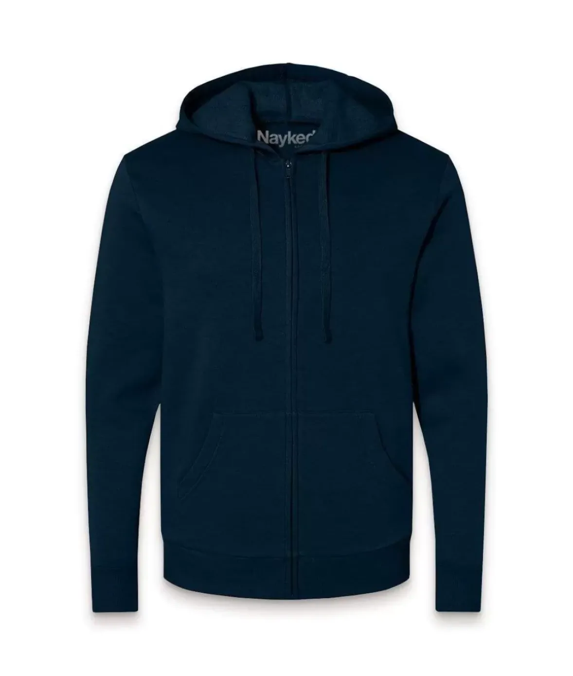 Nayked Apparel Shirts>Men'S Soft Eco Friendly Full Zip Hoodie