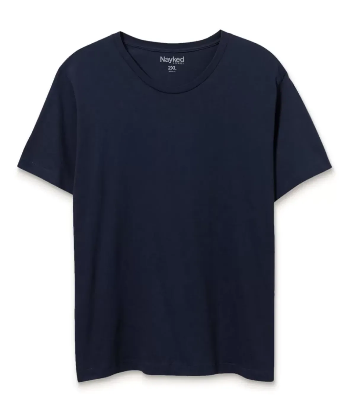 Nayked Apparel T-Shirts>Men'S Soft Garment Washed Big 100% Cotton Short Sleeve T-Shirt