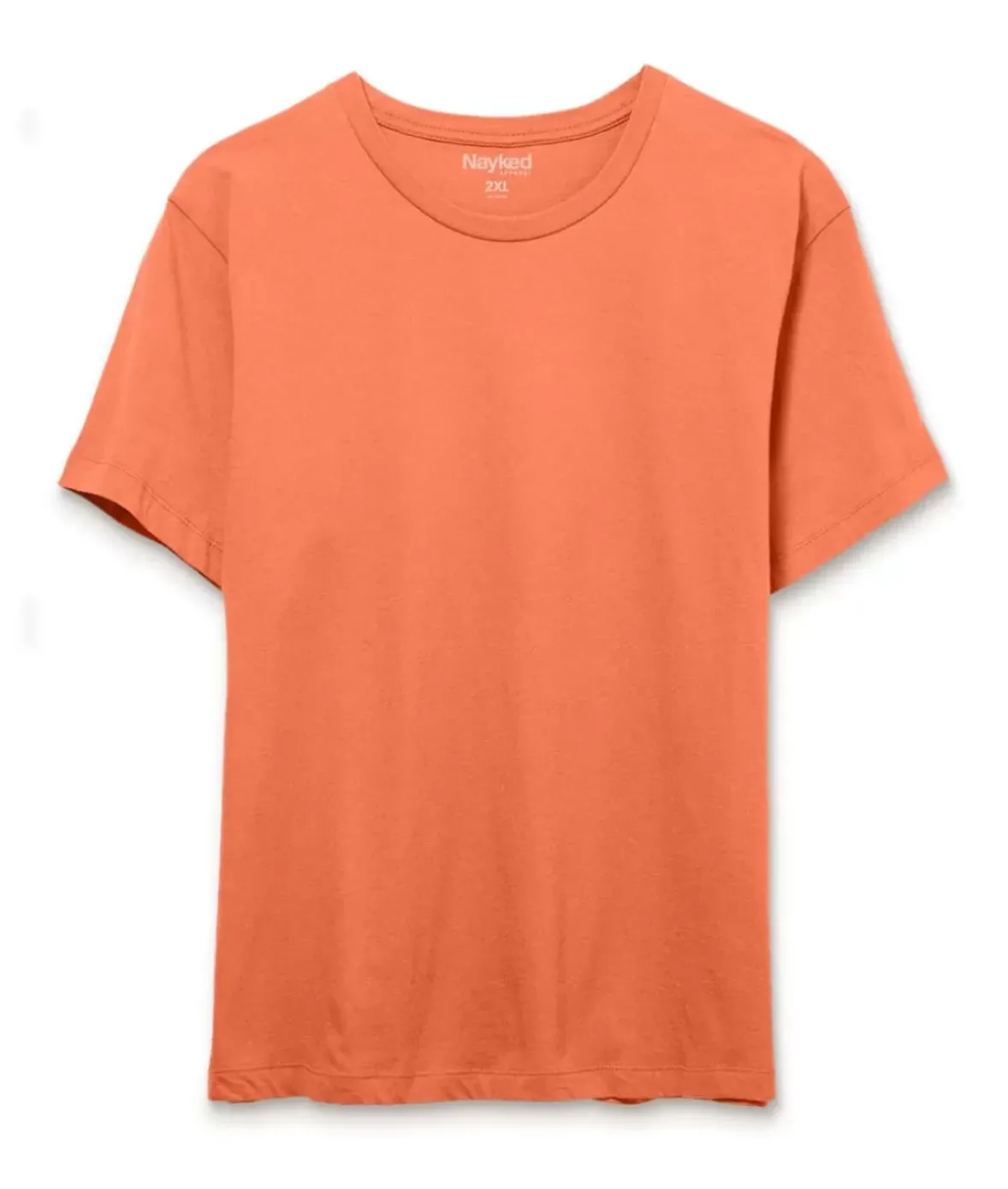 Nayked Apparel T-Shirts>Men'S Soft Garment Washed Big 100% Cotton Short Sleeve T-Shirt