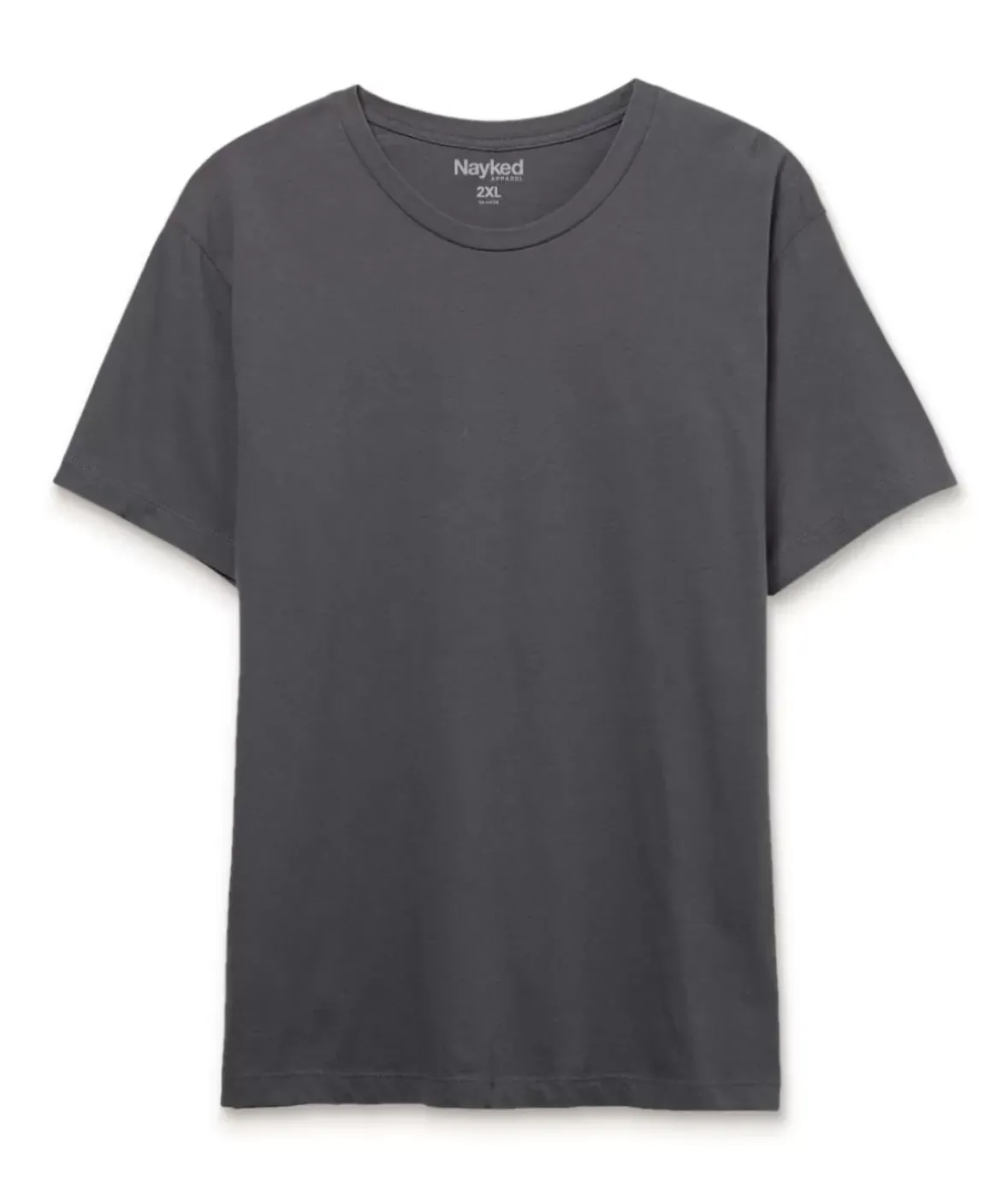 Nayked Apparel T-Shirts>Men'S Soft Garment Washed Big 100% Cotton Short Sleeve T-Shirt