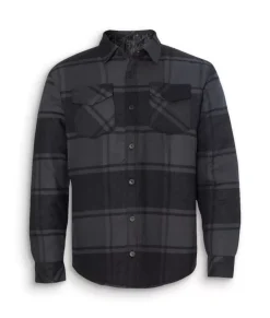 Nayked Apparel Shirts>Men'S Soft Insulated Flannel Jacket
