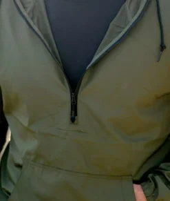Nayked Apparel Outerwear>Men'S Soft Lightweight Half-Zip Pullover Windbreaker Anorak