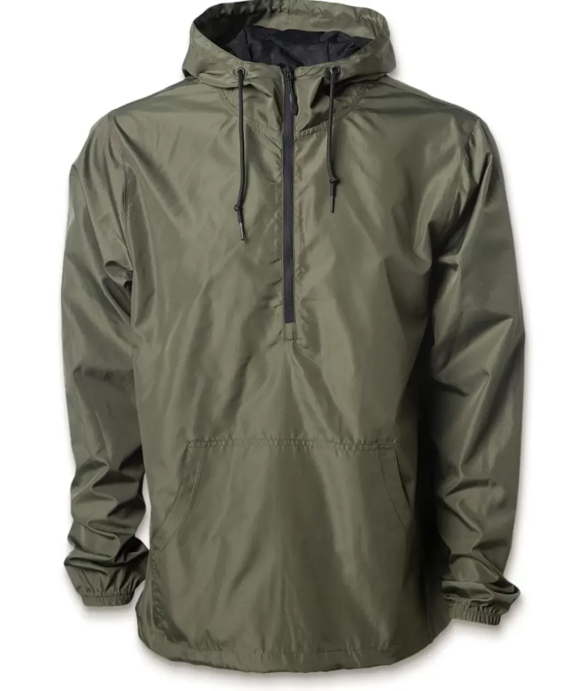Nayked Apparel Outerwear>Men'S Soft Lightweight Half-Zip Pullover Windbreaker Anorak