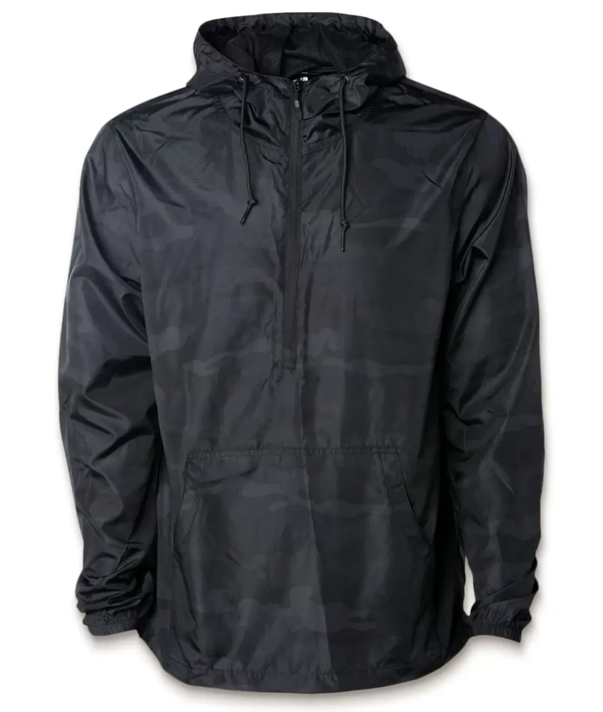 Nayked Apparel Outerwear>Men'S Soft Lightweight Half-Zip Pullover Windbreaker Anorak