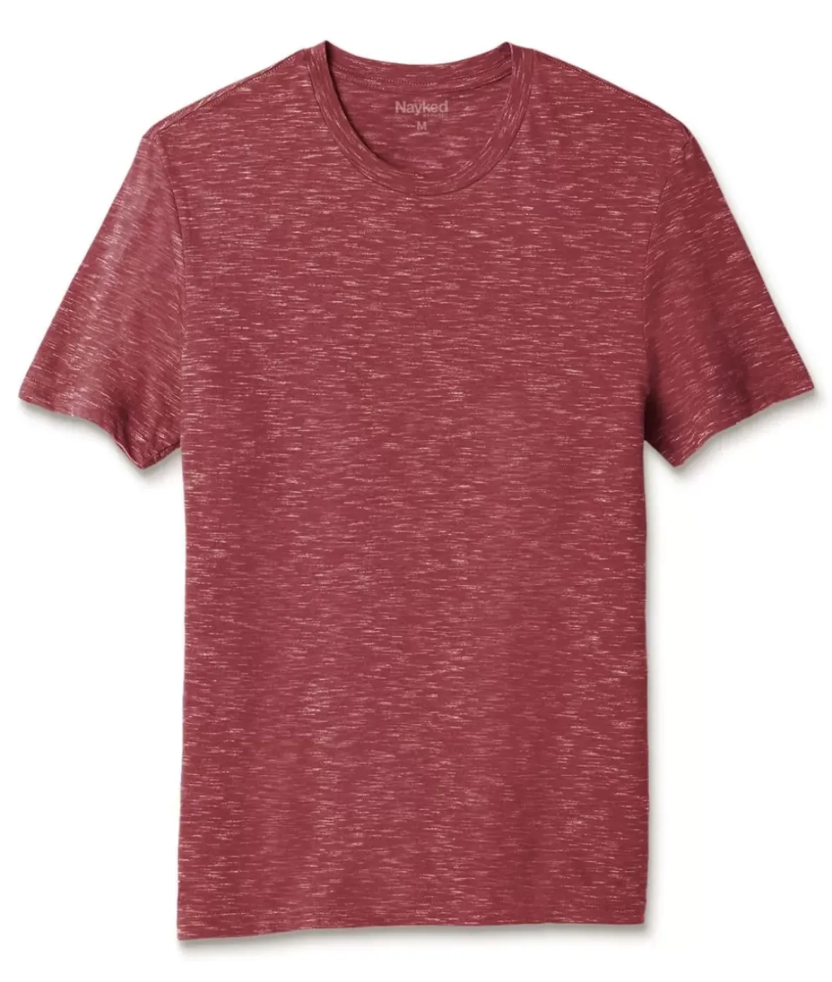 Nayked Apparel Shirts>Men'S Soft Lightweight Marled Crew Neck T-Shirt