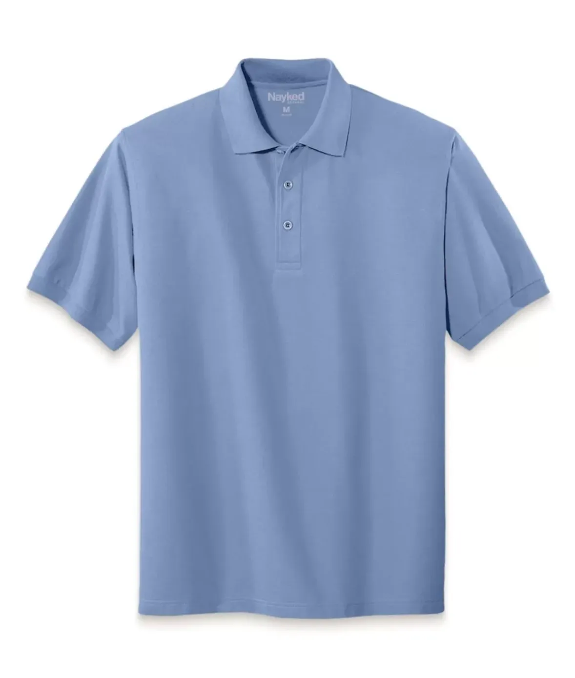 Nayked Apparel Shirts>Men'S Soft Pique Polo Shirt