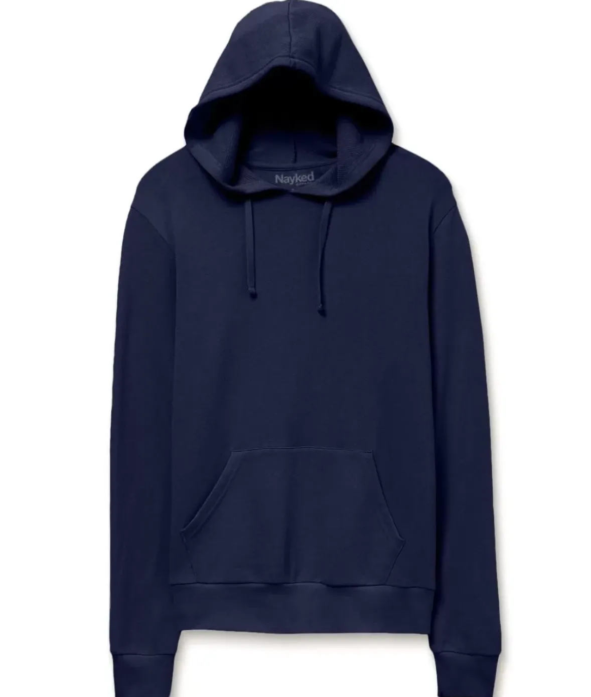Nayked Apparel Shirts>Men'S Soft Recycled Washed Lightweight Terry Hooded Pullover