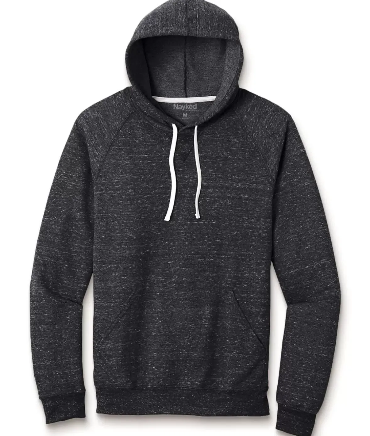 Nayked Apparel Shirts>Men'S Soft Snow Heather French Terry Hoodie