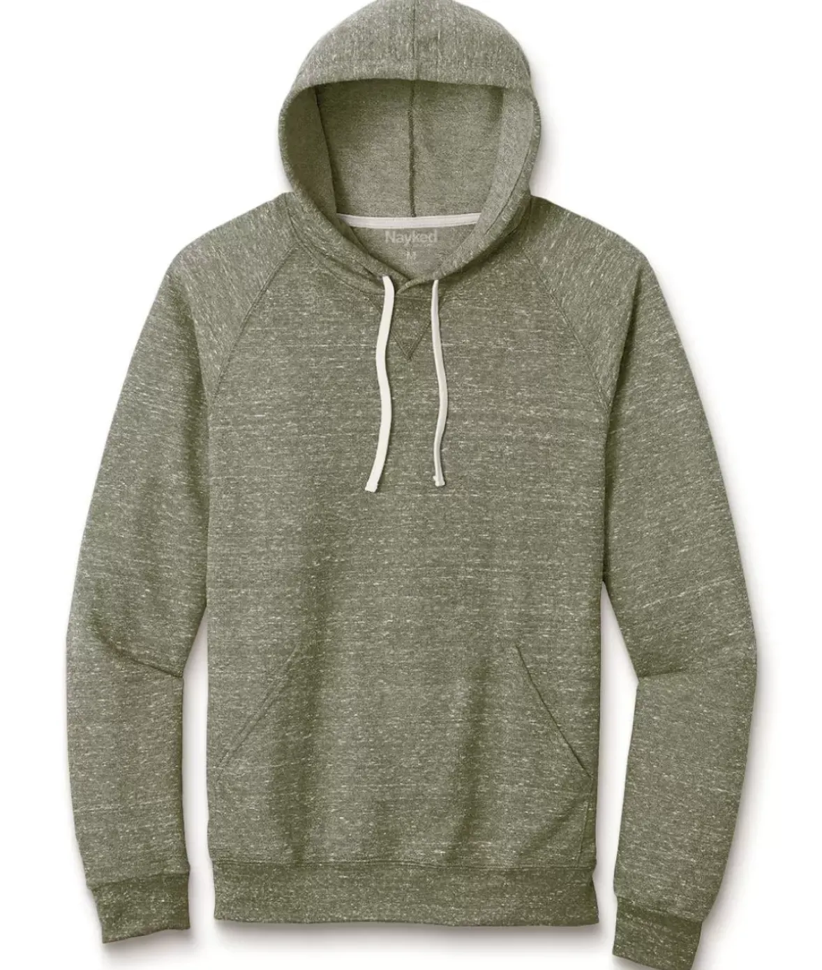 Nayked Apparel Shirts>Men'S Soft Snow Heather French Terry Hoodie