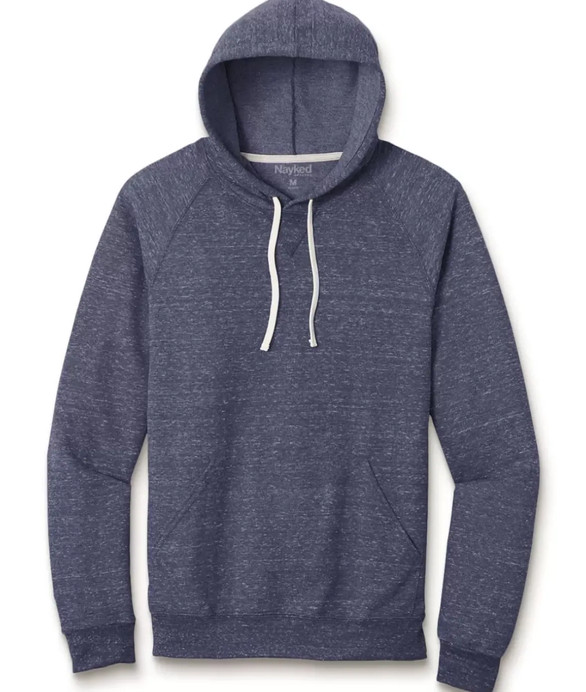 Nayked Apparel Shirts>Men'S Soft Snow Heather French Terry Hoodie