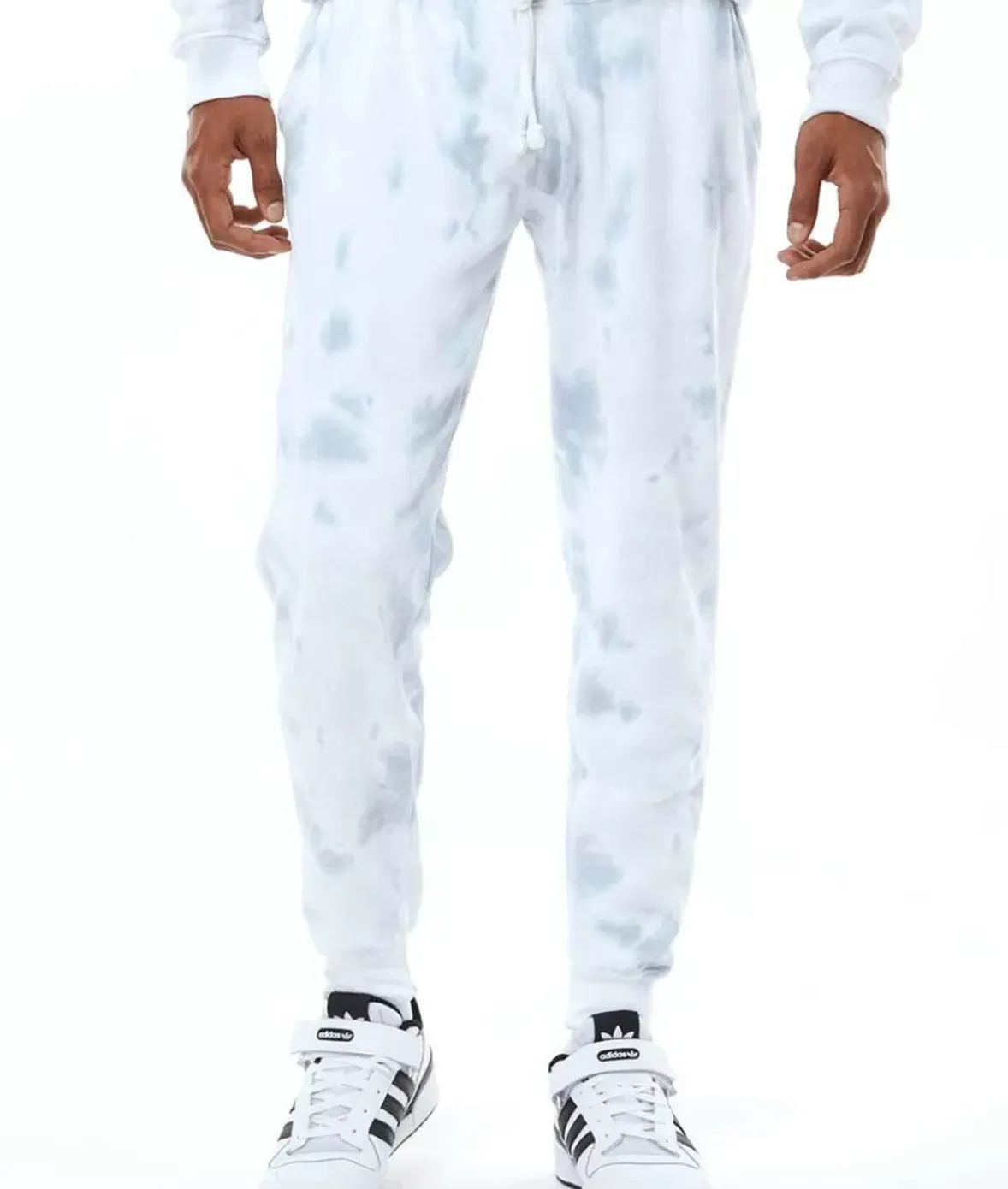 Nayked Apparel Bottoms>Men'S Soft Washed Tie Dye Fleece Joggers