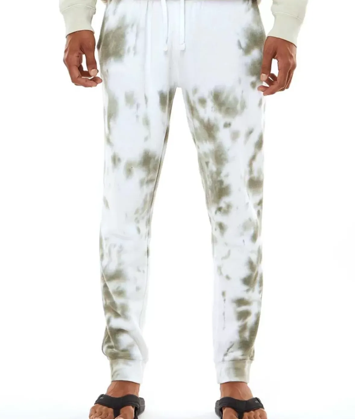 Nayked Apparel Bottoms>Men'S Soft Washed Tie Dye Fleece Joggers