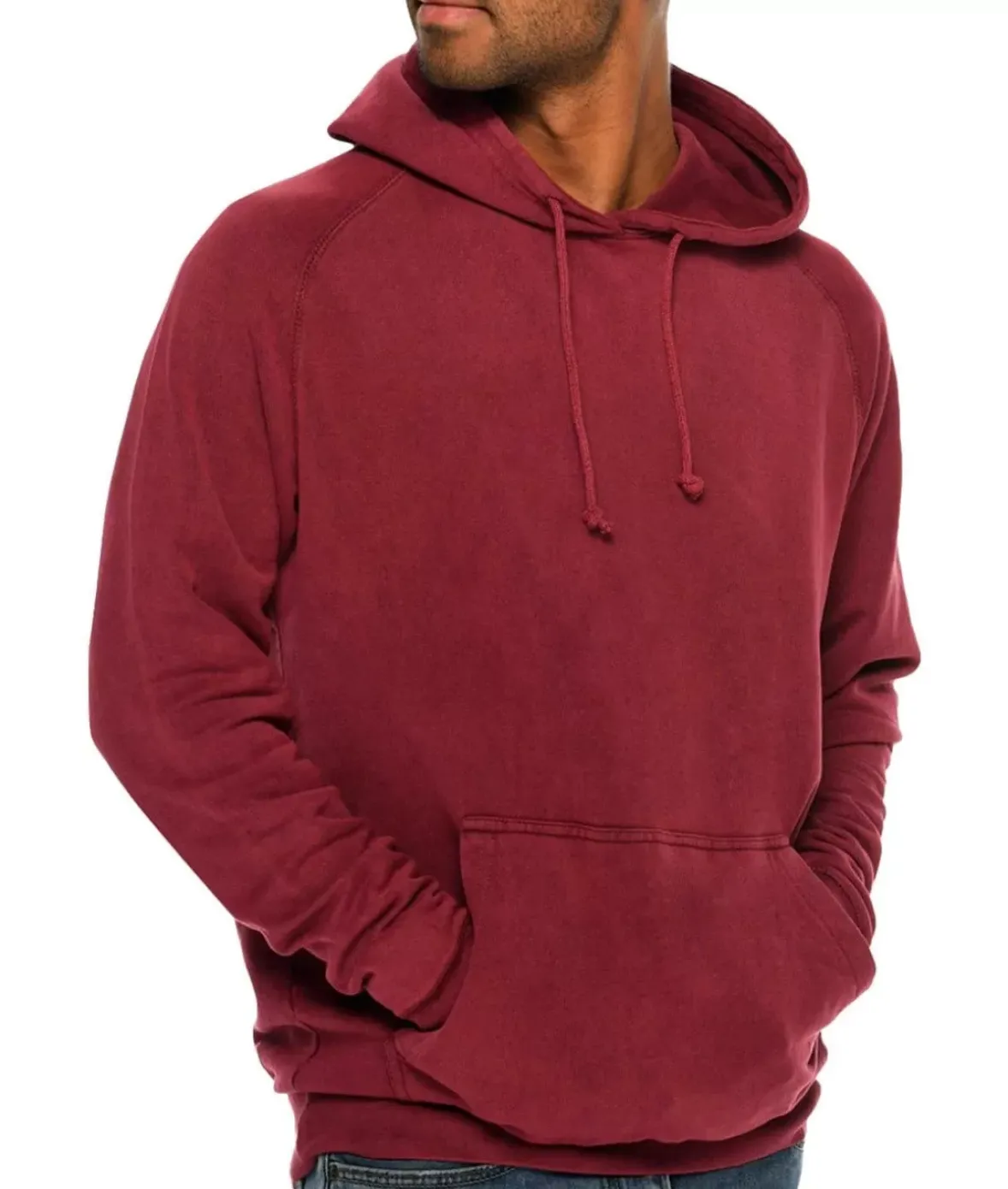 Nayked Apparel Shirts>Men'S Vintage Fleece Raglan Hoodie
