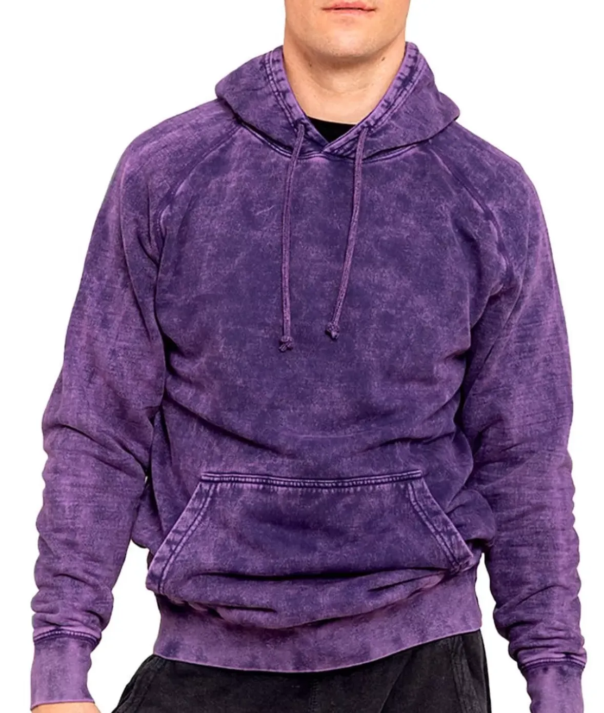 Nayked Apparel Hoodies & Sweatshirts>Men'S Vintage Fleece Raglan Hoodie