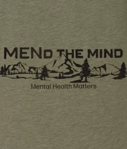 Nayked Apparel T-Shirts>Ridiculously Soft Big Graphic T-Shirt | Mend The Mind-Landscape