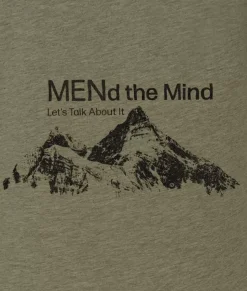 Nayked Apparel Shirts>Ridiculously Soft Big Graphic T-Shirt | Mend The Mind-Mountains