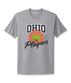 Nayked Apparel Shirts>Ridiculously Soft Cotton Graphic Tee | Ohio Players (Buckeye Leaf)
