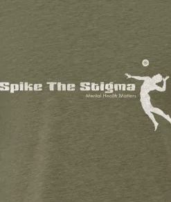 Nayked Apparel T-Shirts>Ridiculously Soft Crew Neck Graphic T-Shirt | Spike The Stigma