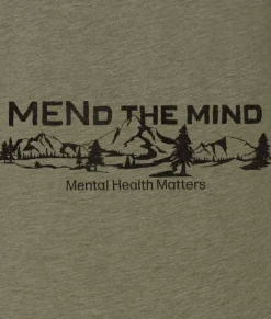Nayked Apparel Shirts>Ridiculously Soft Crew Neck Graphic T-Shirt | Mend The Mind-Landscape