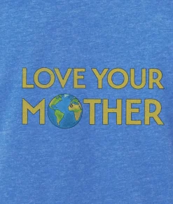 Nayked Apparel Shirts>Ridiculously Soft Heather Sueded Graphic Tee | Love Your Mother
