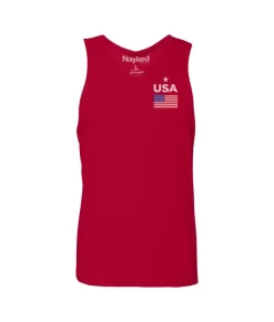 Nayked Apparel Shirts>Ridiculously Soft Men'S Big Usa Graphic Tank
