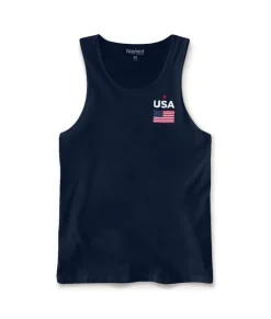 Nayked Apparel Tanks>Ridiculously Soft Men'S Usa Graphic Tank