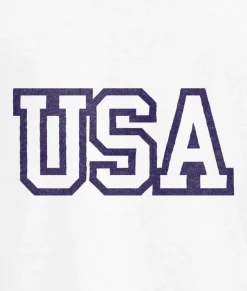 Nayked Apparel T-Shirts>Ridiculously Soft Men'S Usa Text Shirt