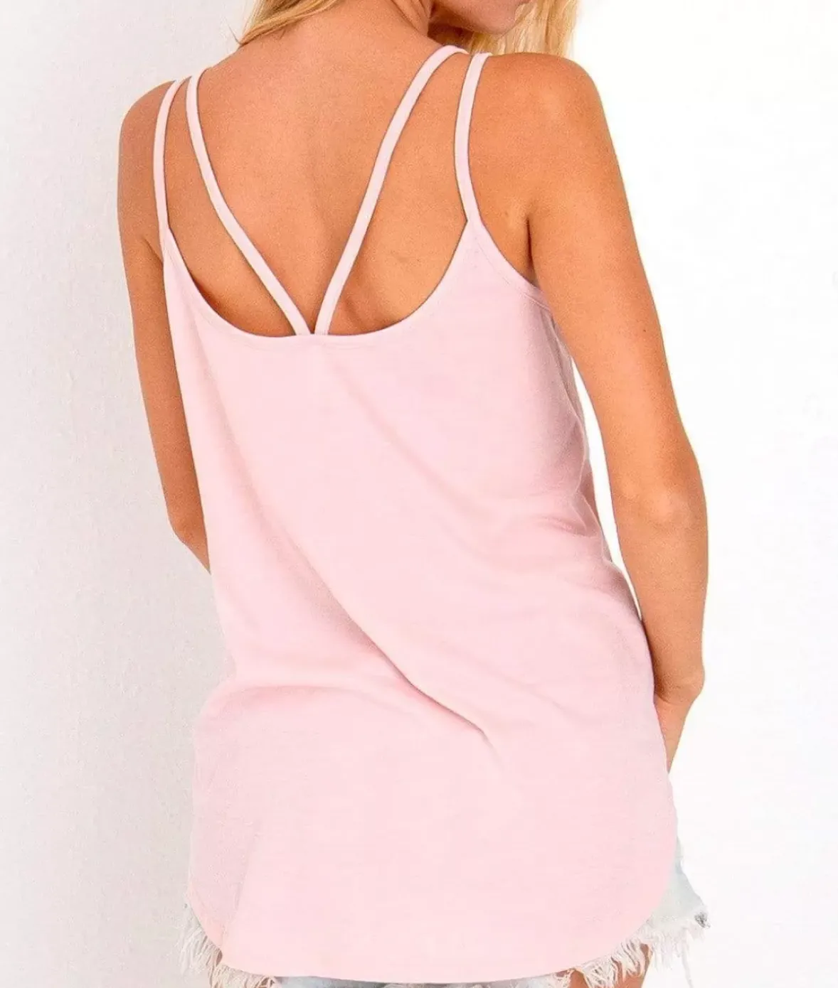 Nayked Apparel Tank Tops>Ridiculously Soft Vintage Wash Strappy Tank