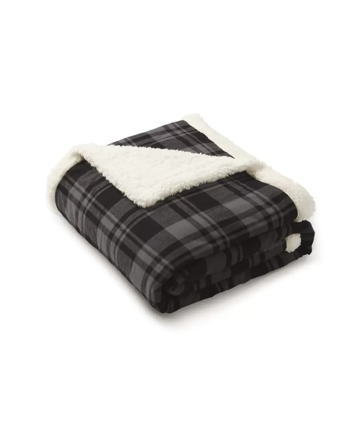 Nayked Apparel Accessories>Sherpa Flannel Blanket