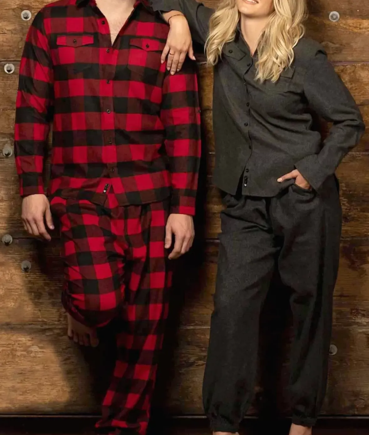 Nayked Apparel Bottoms>Soft Unisex Flannel Jogger With Pockets