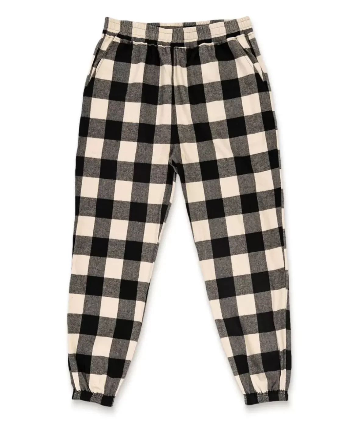 Nayked Apparel Bottoms>Soft Unisex Flannel Jogger With Pockets