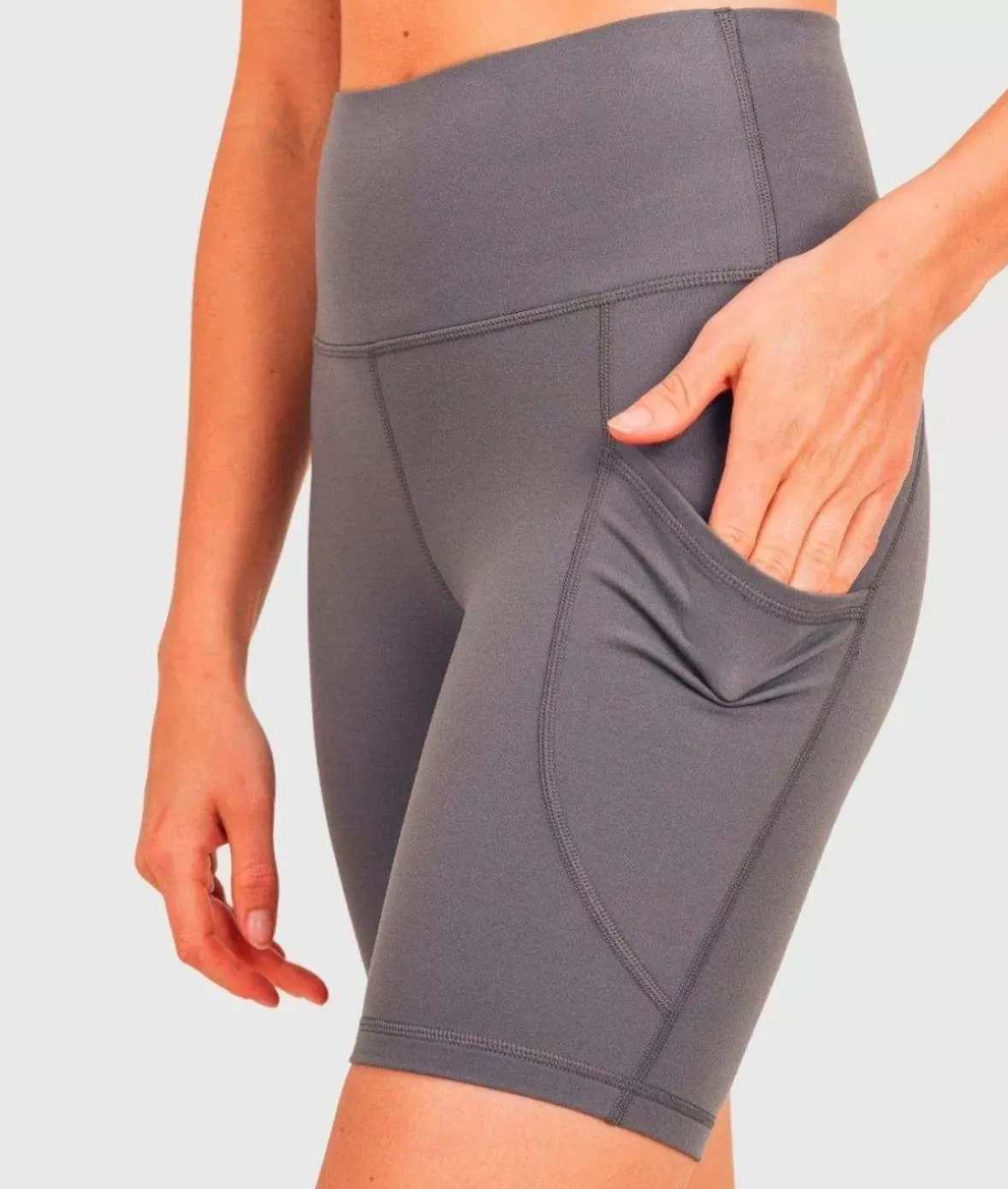 Nayked Apparel Athleisure>Specialty Band Essential Lycra Highwaist Biker Shorts/Discontinued