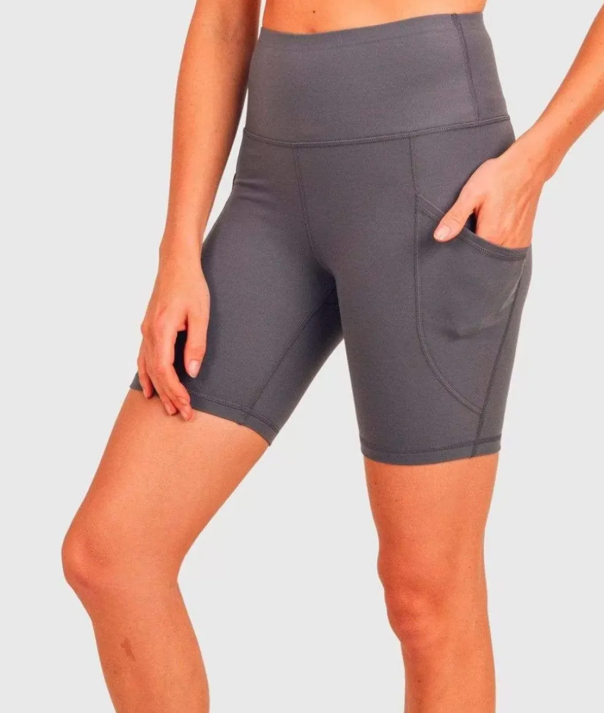 Nayked Apparel Athleisure>Specialty Band Essential Lycra Highwaist Biker Shorts/Discontinued