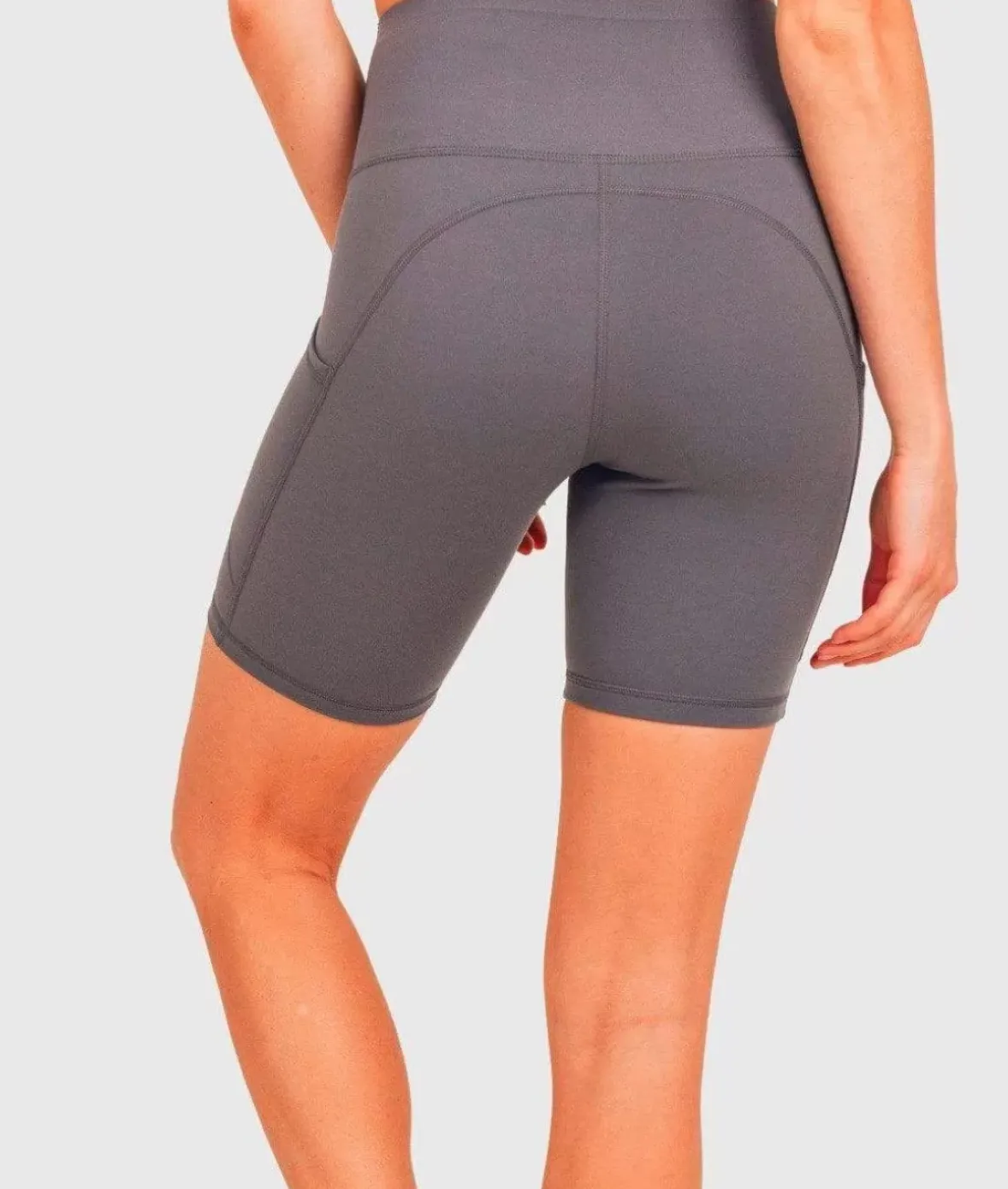Nayked Apparel Bottoms Skirts & Dresses>Specialty Band Essential Lycra Highwaist Biker Shorts/Discontinued