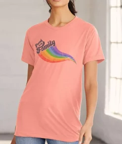 Nayked Apparel Shirts>Unisex Ridiculously Soft Lightweight Graphic T-Shirt | Proud Of My Family