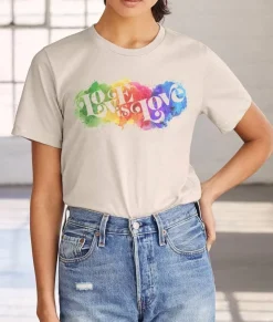Nayked Apparel Shirts>Unisex Ridiculously Soft Lightweight Sueded Graphic T-Shirt | Love Is Love