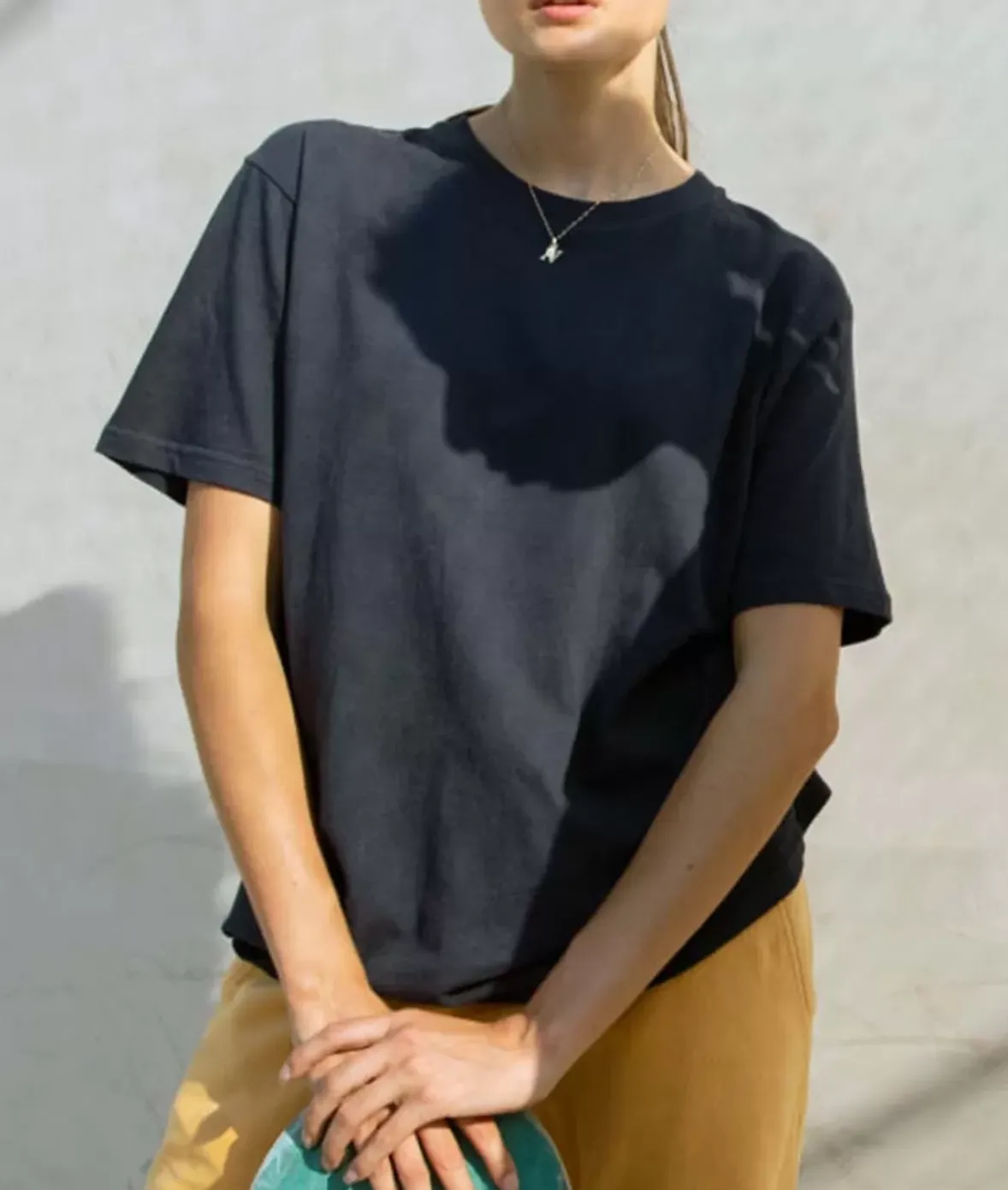 Nayked Apparel T-Shirts>Women'S Deluxe Oversized 100% Cotton T-Shirt