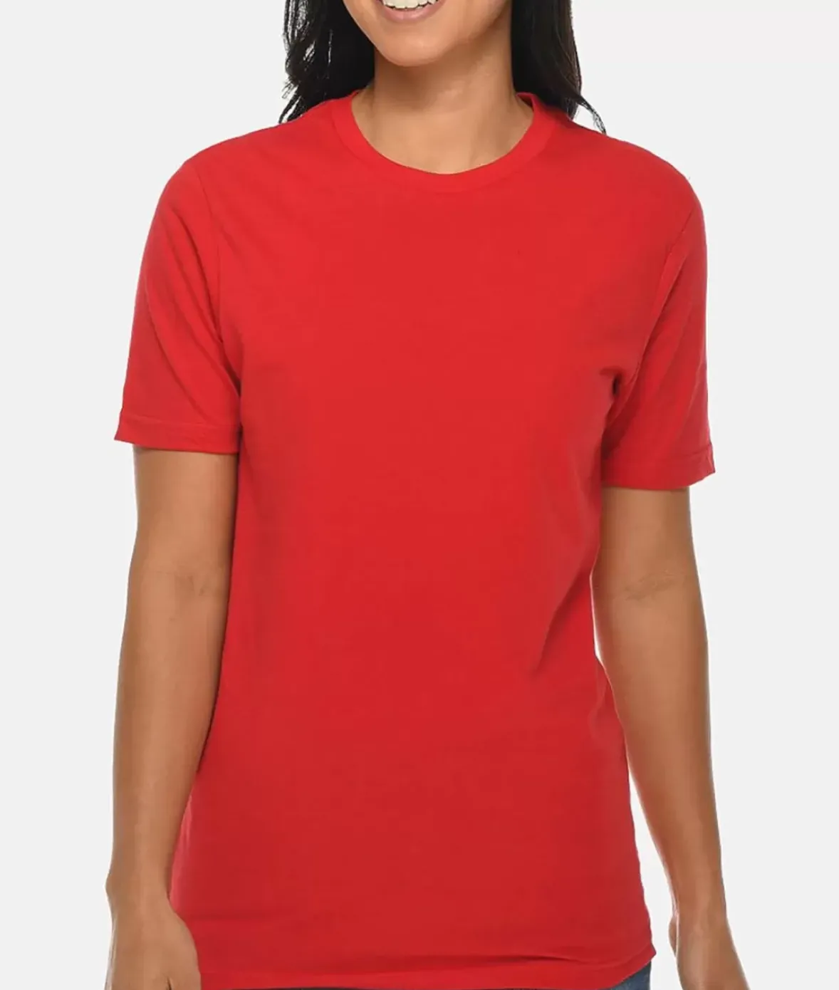 Nayked Apparel Tops>Women'S Deluxe Oversized 100% Cotton T-Shirt