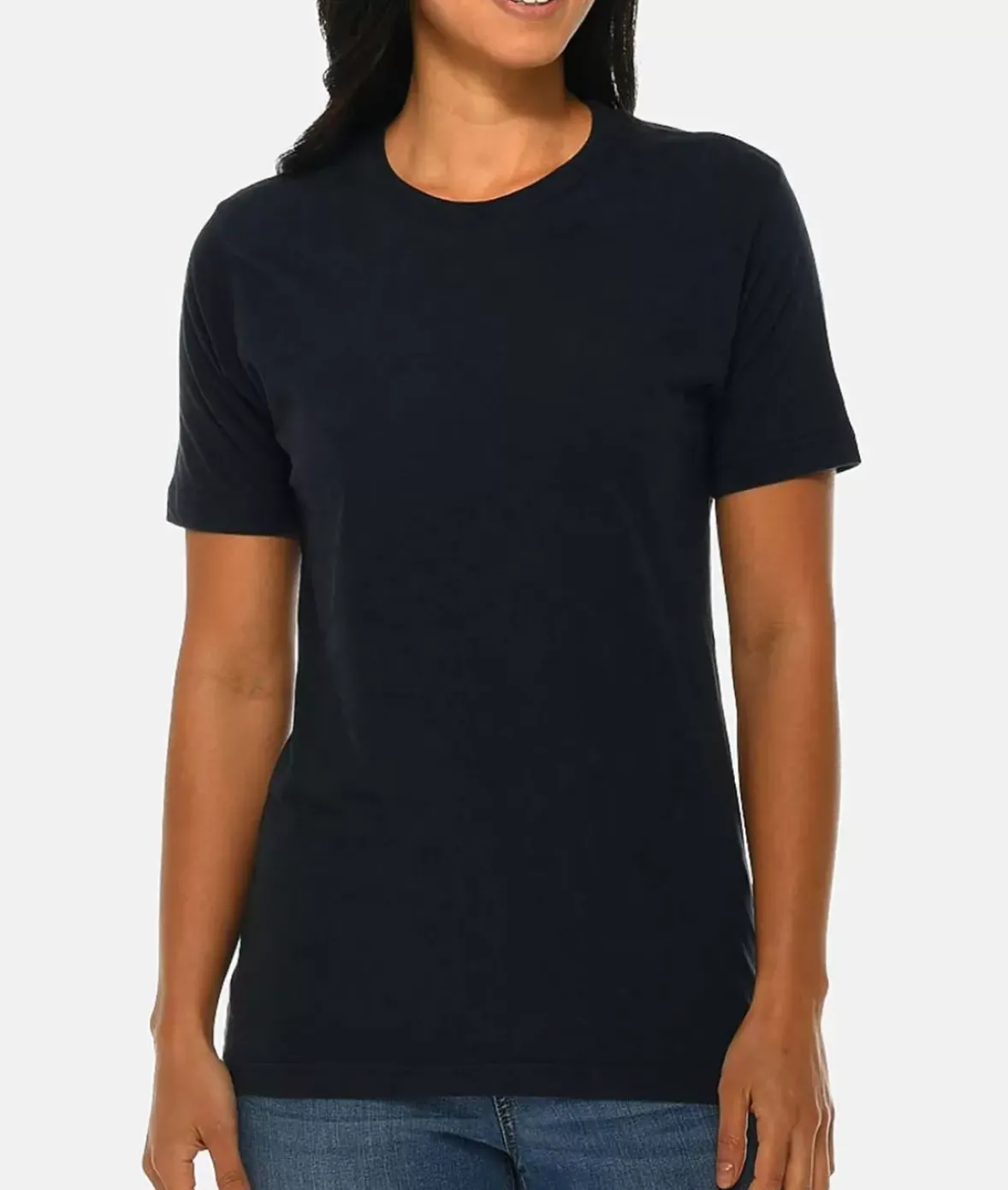 Nayked Apparel Tops>Women'S Deluxe Oversized 100% Cotton T-Shirt