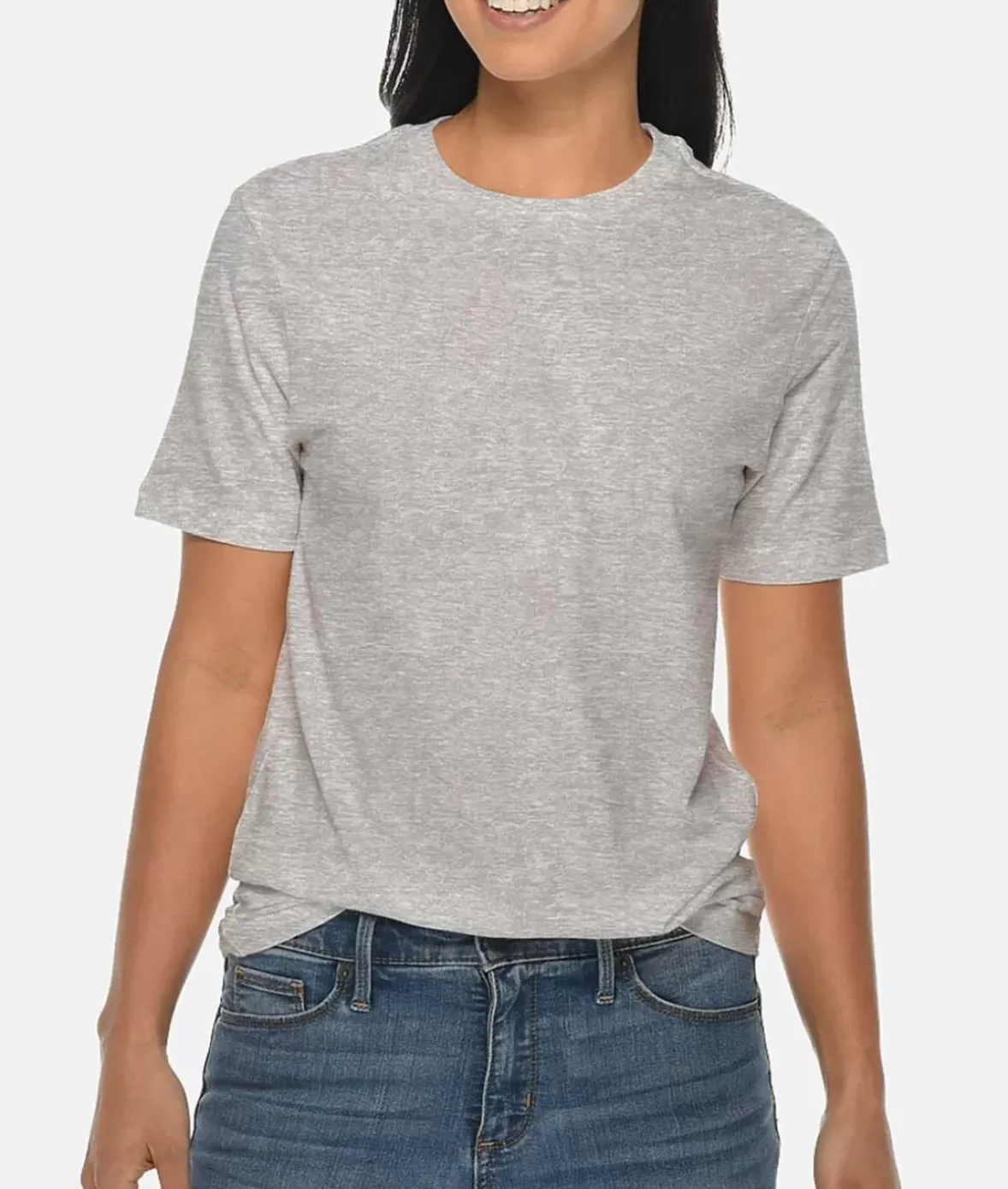 Nayked Apparel Tops>Women'S Deluxe Oversized 100% Cotton T-Shirt