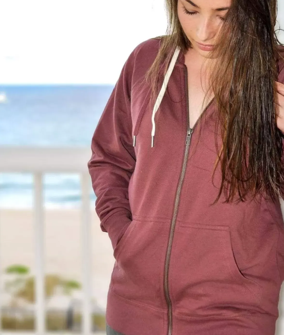 Nayked Apparel Hoodies & Sweatshirts>Women'S French Terry Full-Zip Hoodie