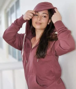 Nayked Apparel Tops>Women'S French Terry Full-Zip Hoodie