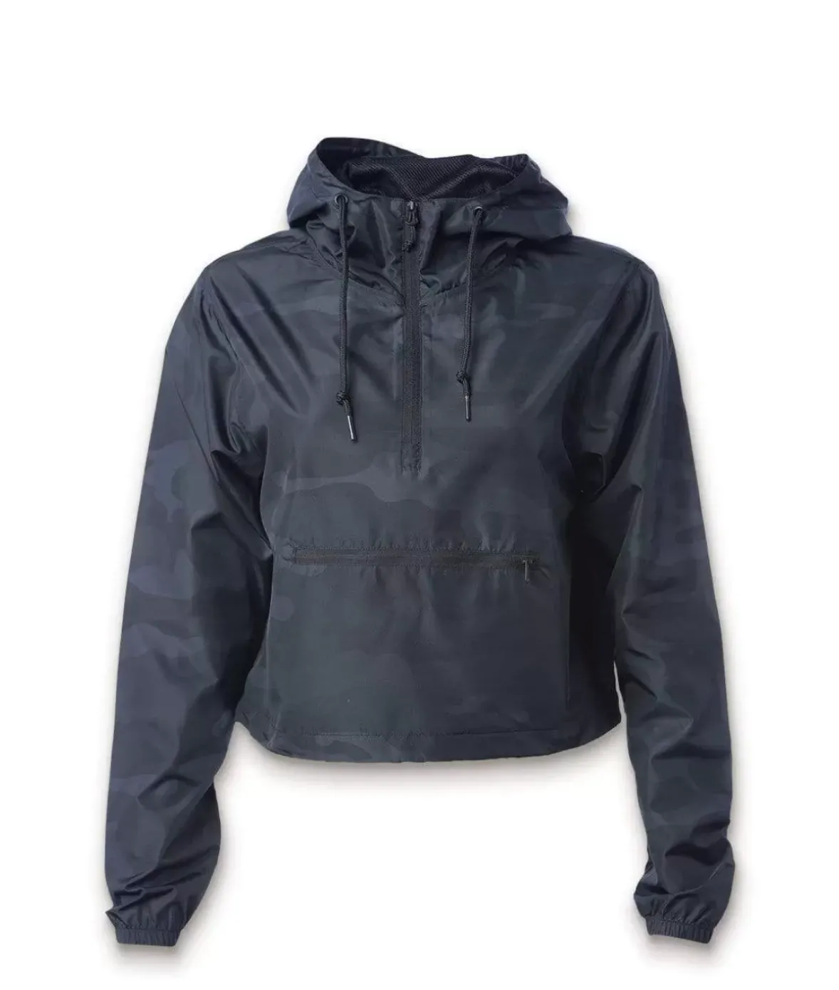 Nayked Apparel Hoodies & Sweatshirts>Women'S Lightweight Pullover Cropped Windbreaker