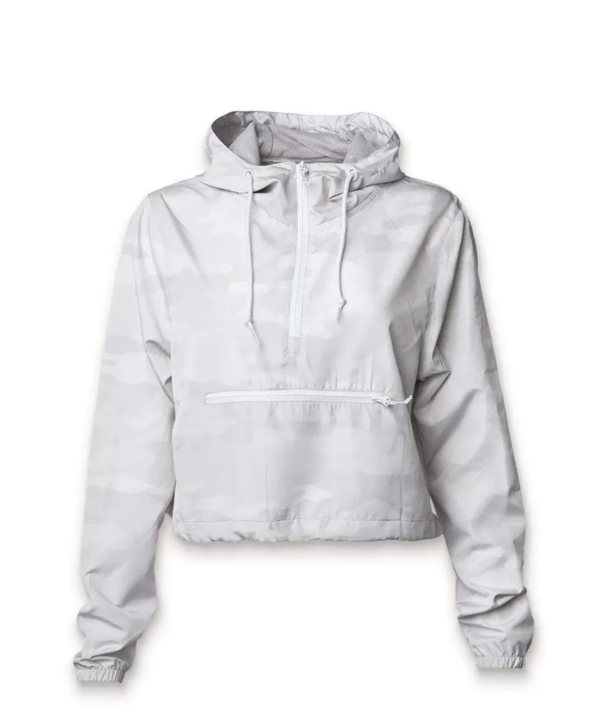 Nayked Apparel Hoodies & Sweatshirts>Women'S Lightweight Pullover Cropped Windbreaker